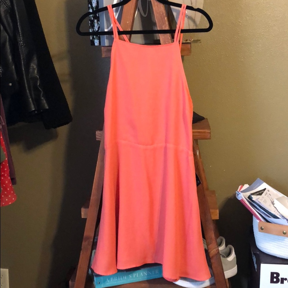 Nasty Gal backless skater dress